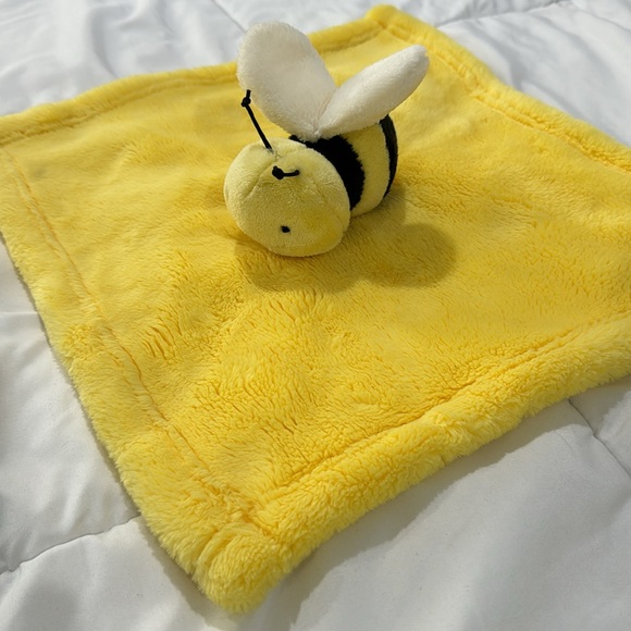 Baby Busy Bee Fleece Security Blanket - Picture 5 of 6